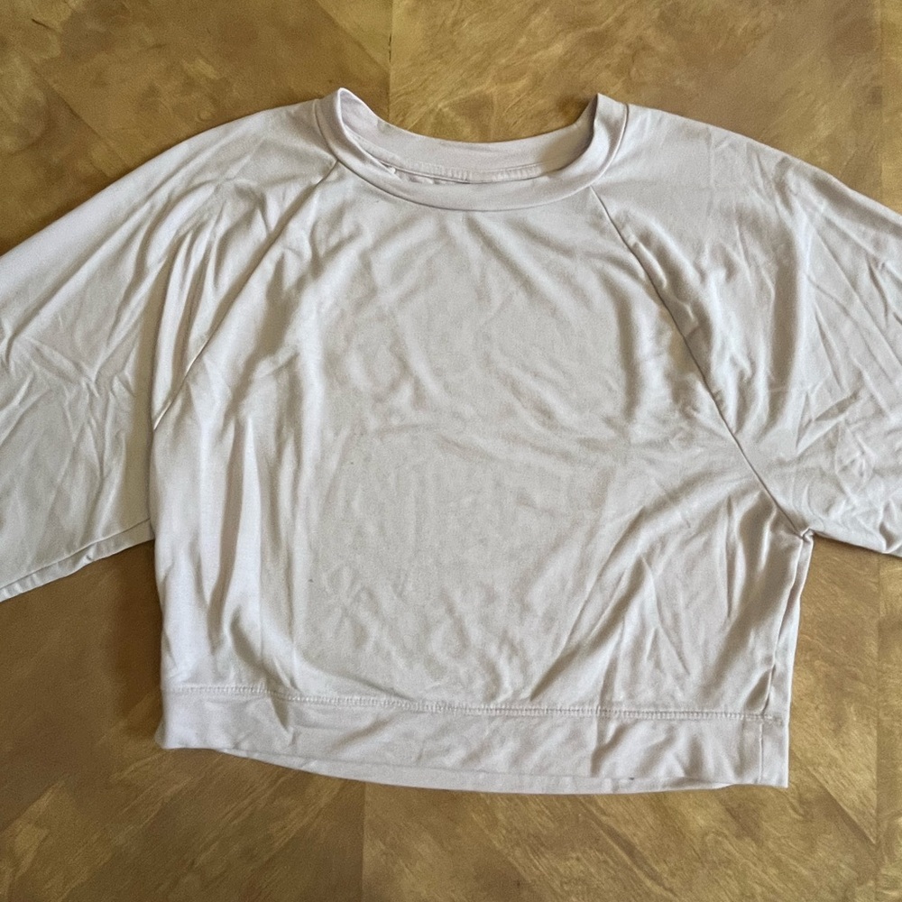 Old Navy Cream Oversized Short Sleeve Tee | Size L Tall